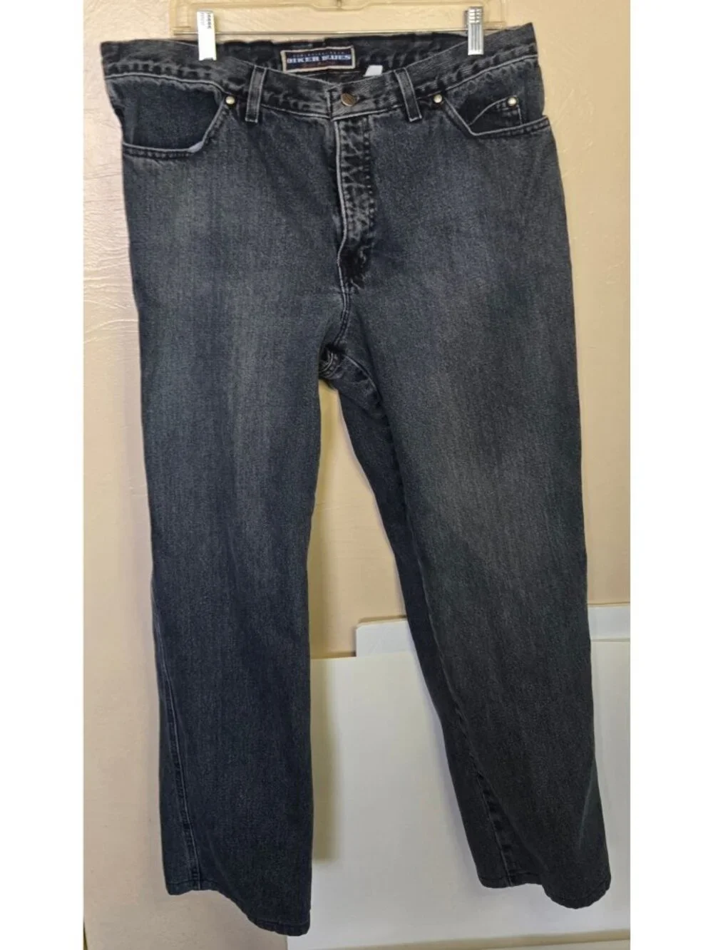 Harley Davidson Biker Blues Dark Stonewashed Heavyweight Denim Jeans 38X32